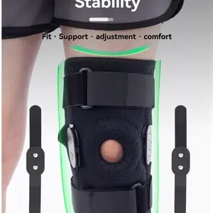 Professional Knee Brace for Knee Pain Relief, Hinged Knee Support, Patented X Strap System, Strong Stability, Sports Injury Protection, Knee Supporter