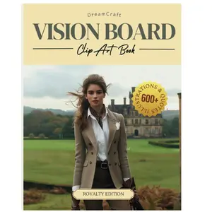 2025 DreamCraft Royalty Vision Board Clip Art Book: Manifest Your Elegant, Old-Money Lifestyle with 600+ Sophisticated Images and Timeless Affirmations (2025 Vision Board Clip Art Book Collection)