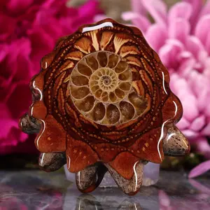 Ammonite Pinecone Pendant