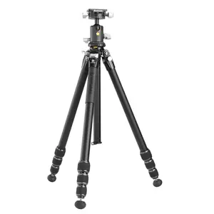 Vanguard VEO 5 264AB-160S Aluminum Tripod w/ Dual-Axis Head for Cameras & Smartphones – 26mm Legs, Dual-Axis Control, 33 lb Capacity