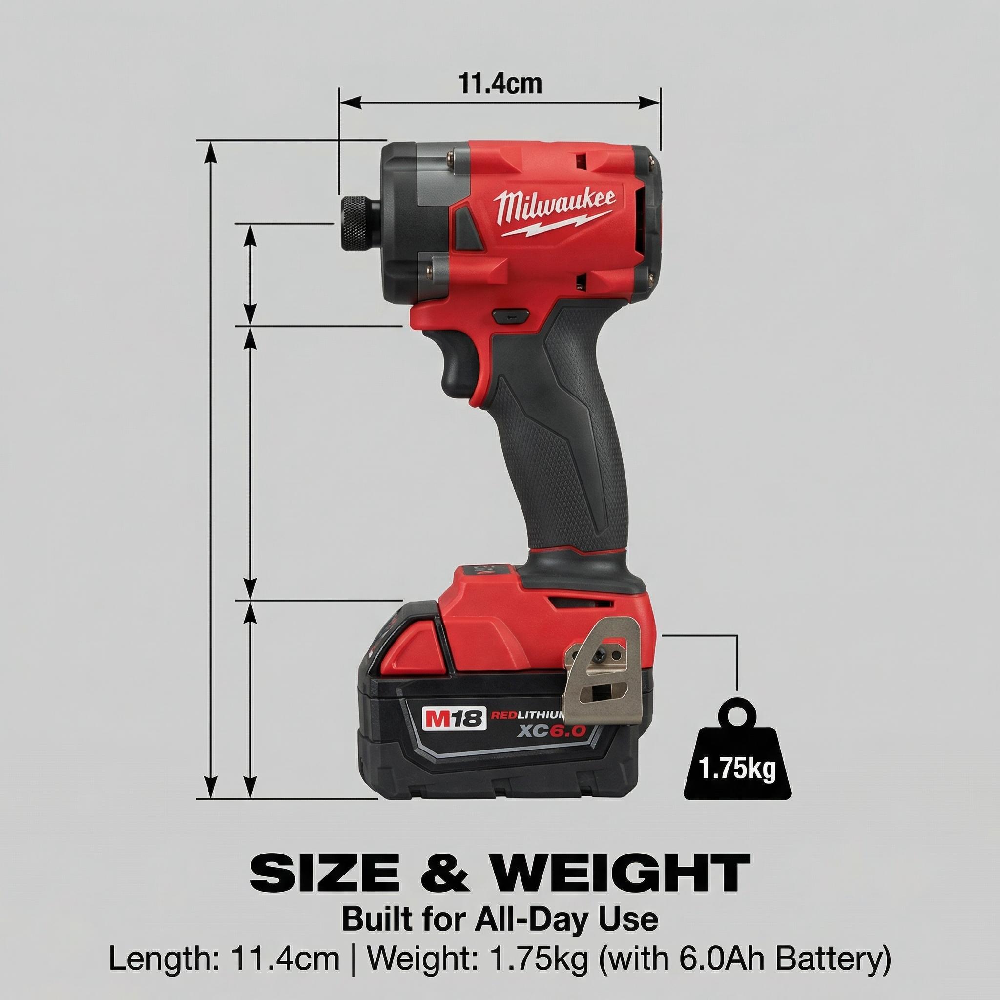 Milwaukee M18 FID3 18V 1/4 Inch Impact Driver for Professional Repair and Installation Compact High Torque Tool