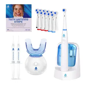 Pursonic Advanced Smile Care Bundle – LED Whitening Kit, Whitening Strips, & Electric Toothbrush