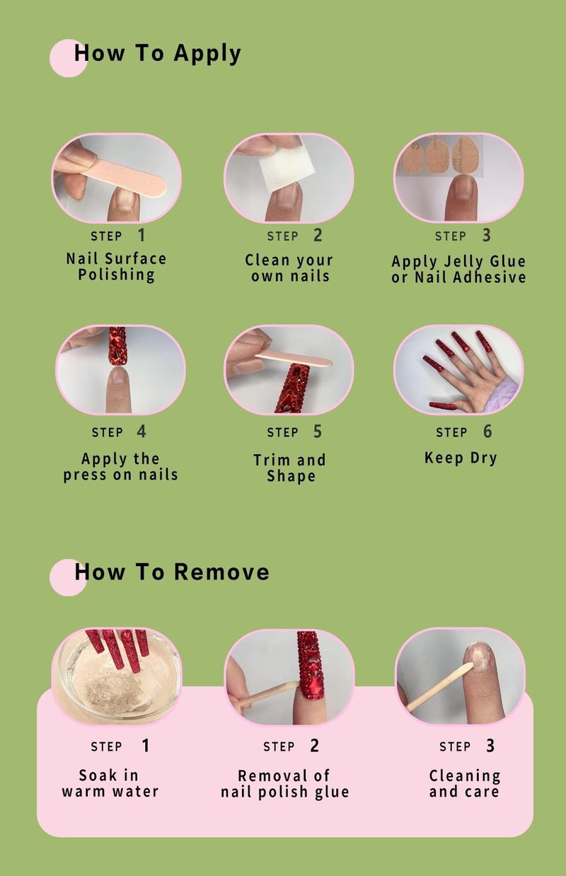 Promake Nail Treasure Clearance-  Selected Press-On Nail Styles at Super | Final Sale-  Luxury Handmade Press on Nails- Unique Design-High Quality Nails