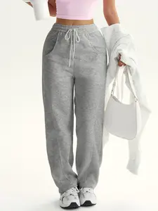 Women's lightweight waffle knit jogging pants, all day comfortable and fashionable pants, the perfect choice for casual and home wear