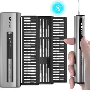 7.4V Mini Screwdriver, Screwdriver, 60-in-1 Bits,, Max 3 N.m, 5 Modes, Repair Tool Set for Phone Camera Laptop (M1)
