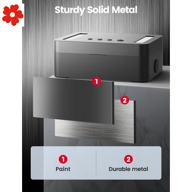 New Metal Time Lock Box Phone Lockbox Timer Ipad Safe.safe