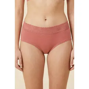 Super Soft Bikini Panty w/ Lace Band #33586