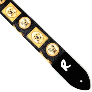 Yellow Lab Guitar Strap - Bulldog Poodle Guitar Strap - Works for Bass Electric