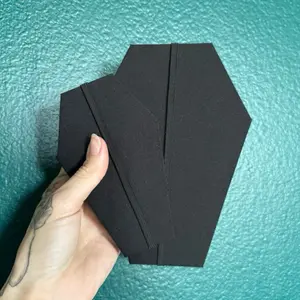 Coffin Shaped Handmade Hardcover Journal Notebook