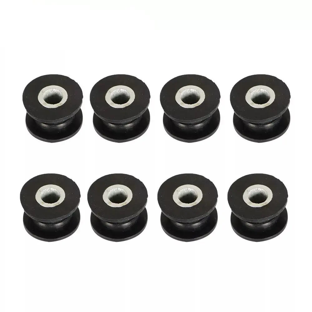 High Grade ATV Parts 4-Piece Absorber Shock Bushing & Bearing Sleeve Kits - OEM 0604-310, 8 Sets Total, 16 Shock Bushings, 8 Bearing Sleeves, Nylon Abrasion-Resistant Alloy Steel, Durable Perfect Fit for Arctic Cat