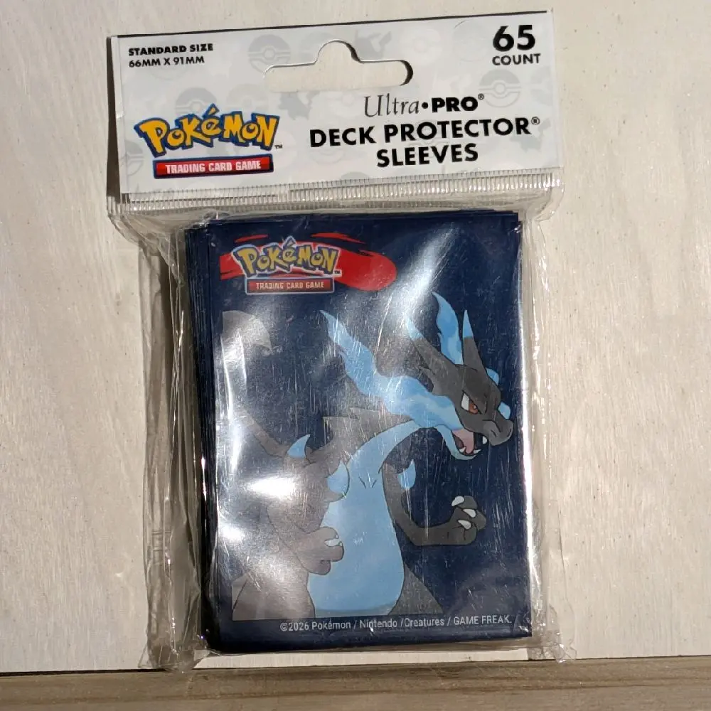 Charizard Character Print Pokemon Trading Card Deck Protectors, Durable Plastic Sleeves for Collectible Storage