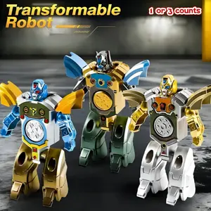 Transformable Mecha Gyro Toy, Creative Stress Relief Finger Spinner, Unique Robot Design, Perfect Gift for Kids and Adults