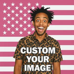 Custom Pink America Flag 30x40 40x60 50x60 60x80 60x90 inch Personalized Flags Design Your Image Funny Tapestry Poster For Decorate Clubs Concerts Bars University Dormitories Living Rooms Bedrooms Decoration Photo fathersdaygifts