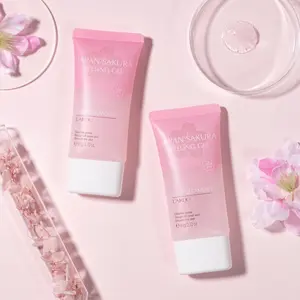 Cherry Blossom Exfoliating Face Scrub, Sakura Facial Scrub Exfoliator, Deep Cleansing Face Cleanser, Deeply Hydrate & Comfort Facial Skincare Gift, Peeling Gel, Even Skin Texture, Hydrating, Smooth, Gentle