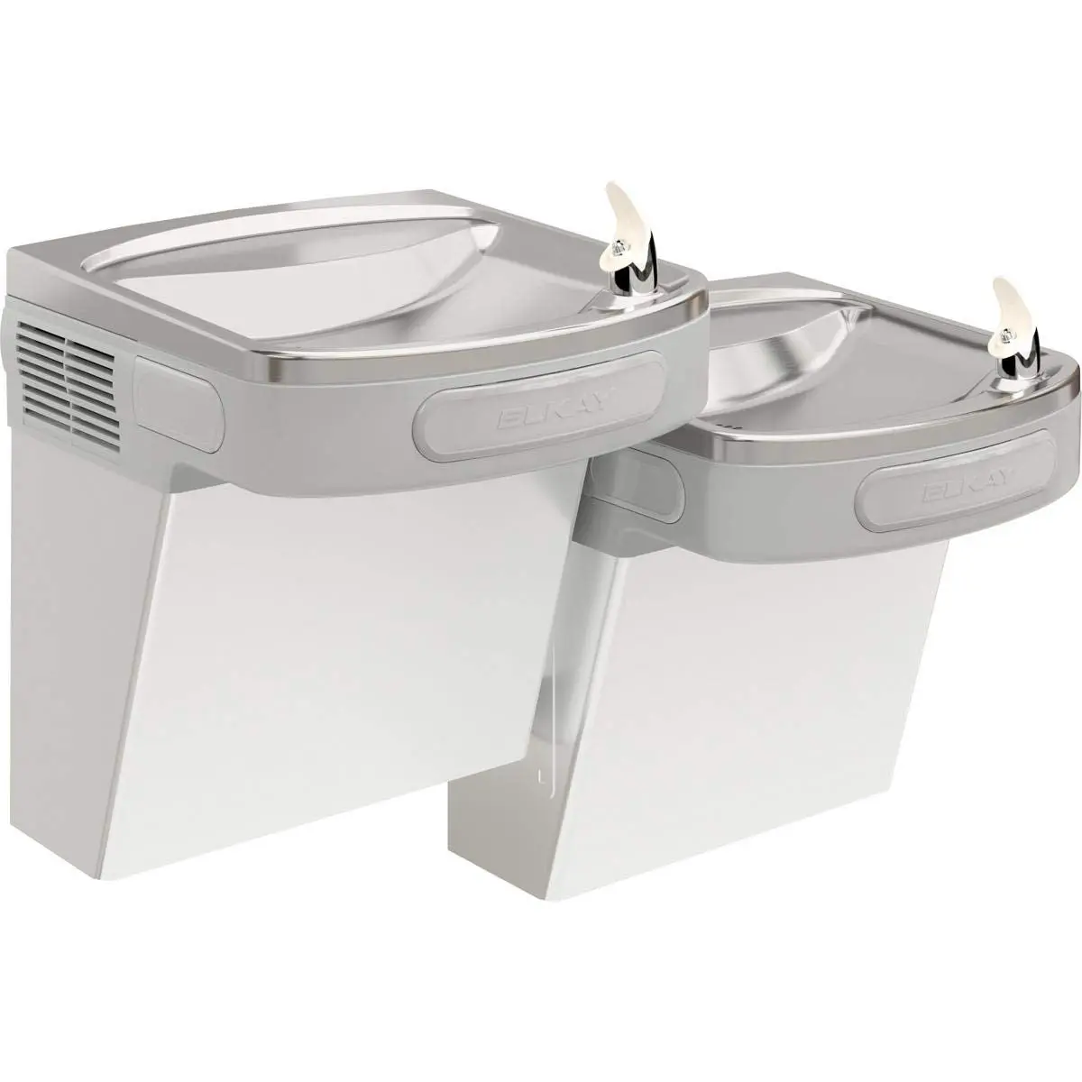 Elkay EZSTL8SC Wall Mount Bi-Level ADA Versatile Cooler, Non-Filtered, 8 GPH, Stainless
