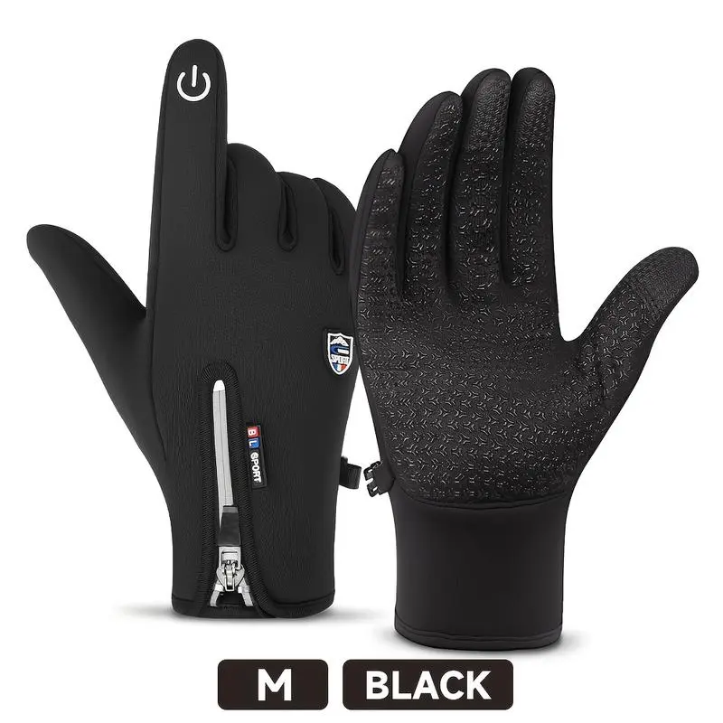 Winter Thermal Gloves for Men and Women, Waterproof Windproof and Non-Slip Gloves, Warm Touch Screen Gloves for Outdoor Running, Cycling, Driving