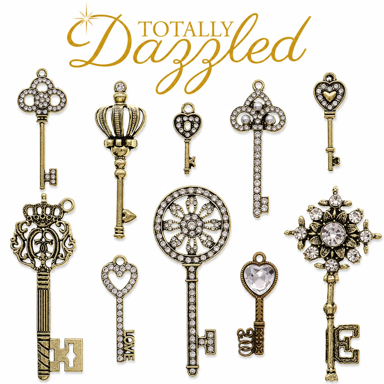 Keys Sparkle Collection 2026 - Antique Bronze