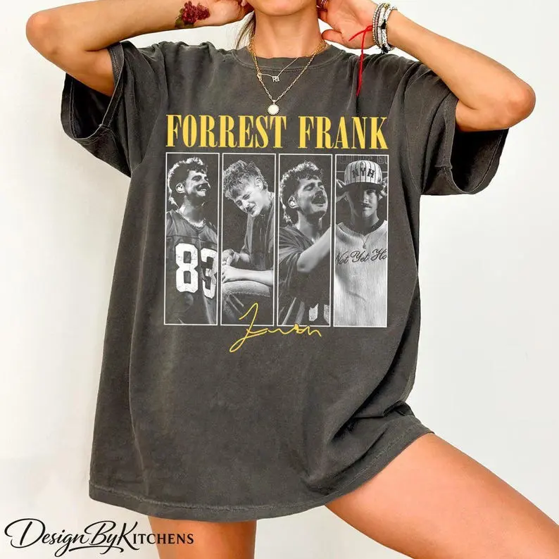 Vintage Forrest Frank Graphic Tee, Retro Singer Band Shirt, Music Lover Gift, Child of God Aesthetic, Trendy Oversized Comfort Colors Shirt