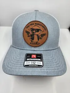 Pew Pew Madafakas Hat, Words, Richardson 112 Hat, Snapback, Trucker Hat, Leatherette Patch Hat