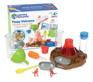 Learning Resources Fizzy Volcano - 13 Pieces, Ages 4+, Preschool Science Lab Kits & Resources Rainbow Reactions - 14 Pieces, Ages 4+, Preschool Science Lab