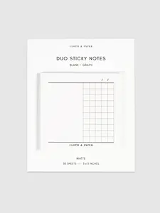 Duo Sticky Notes | Blank + Graph