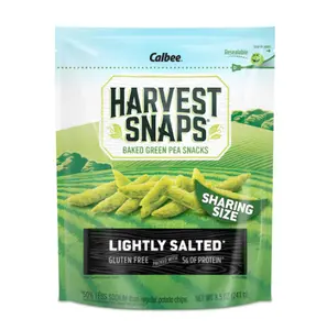Harvest Snaps Lightly Salted Baked Green Pea Snacks - 8.5oz