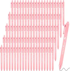 Christian Gifts Bible Verse Pens Inspirational Quotes Scripture Ballpoint Pens Christian Gift for Bible Women Employee Sunday School Study(Pink Color)