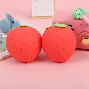 Squeeze Strawberry - Fidget Toy for Stress Relief & Sensory Play - Safe & Durable Non-Toxic Material summervibes