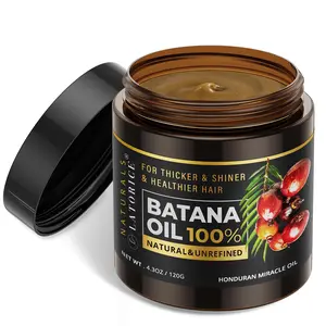 Raw Batana Oil for Hair Growth: 100% Natural Batana Oil from Honduras Prevent Hair Loss and Enhances Hair Thickness for Men & Women Haircare, Comfort