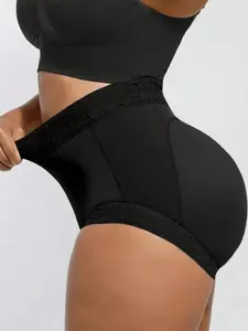 1 Count Tummy Control Seamless Compression Briefs, Ultra-Breathable Body Shaping Panty, Firm Waist Slimming High Elastic Bottoms, Breathable Lightweight Sexy Body Shaper Shorts, Suitable For Daily, Sport, Yoga, Shapewear