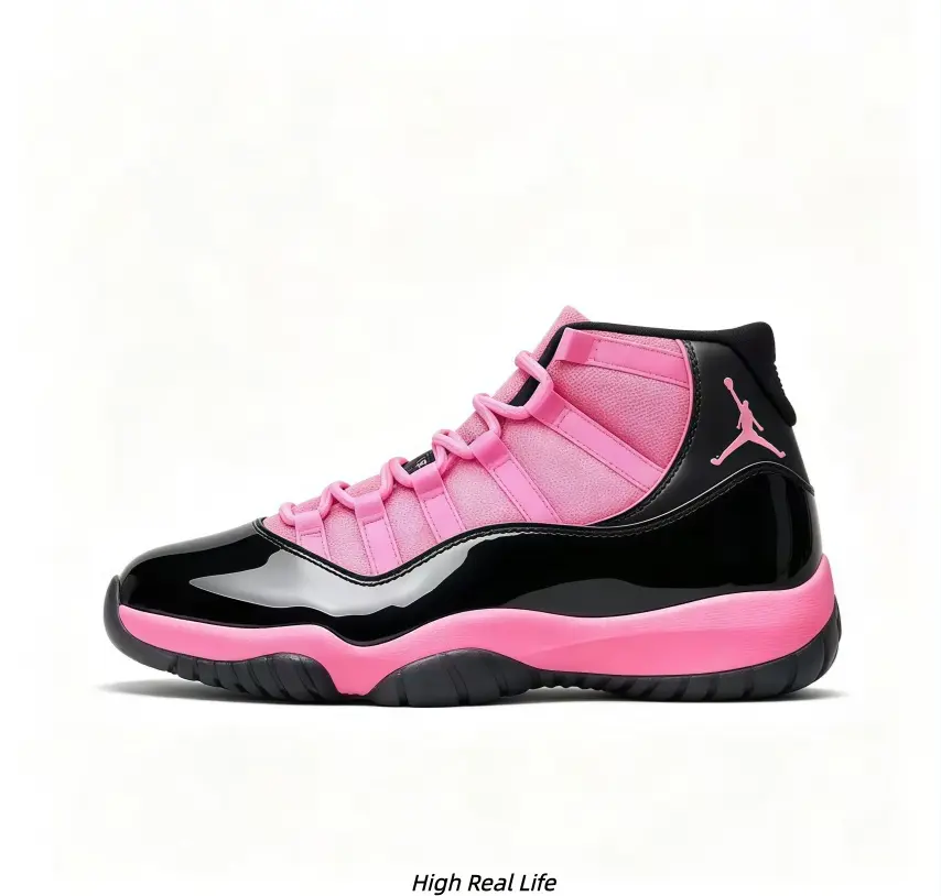 Breathable Mesh Lining High Top Sports Sneakers Shock Absorb Non-Slip Women Basketball Trainers