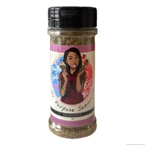 Pretty Girls Eat Too All-Purpose Seasoning Low Sodium Savory Herbs & Spices for Quick Meals & Gourmet Creations 2.5 oz