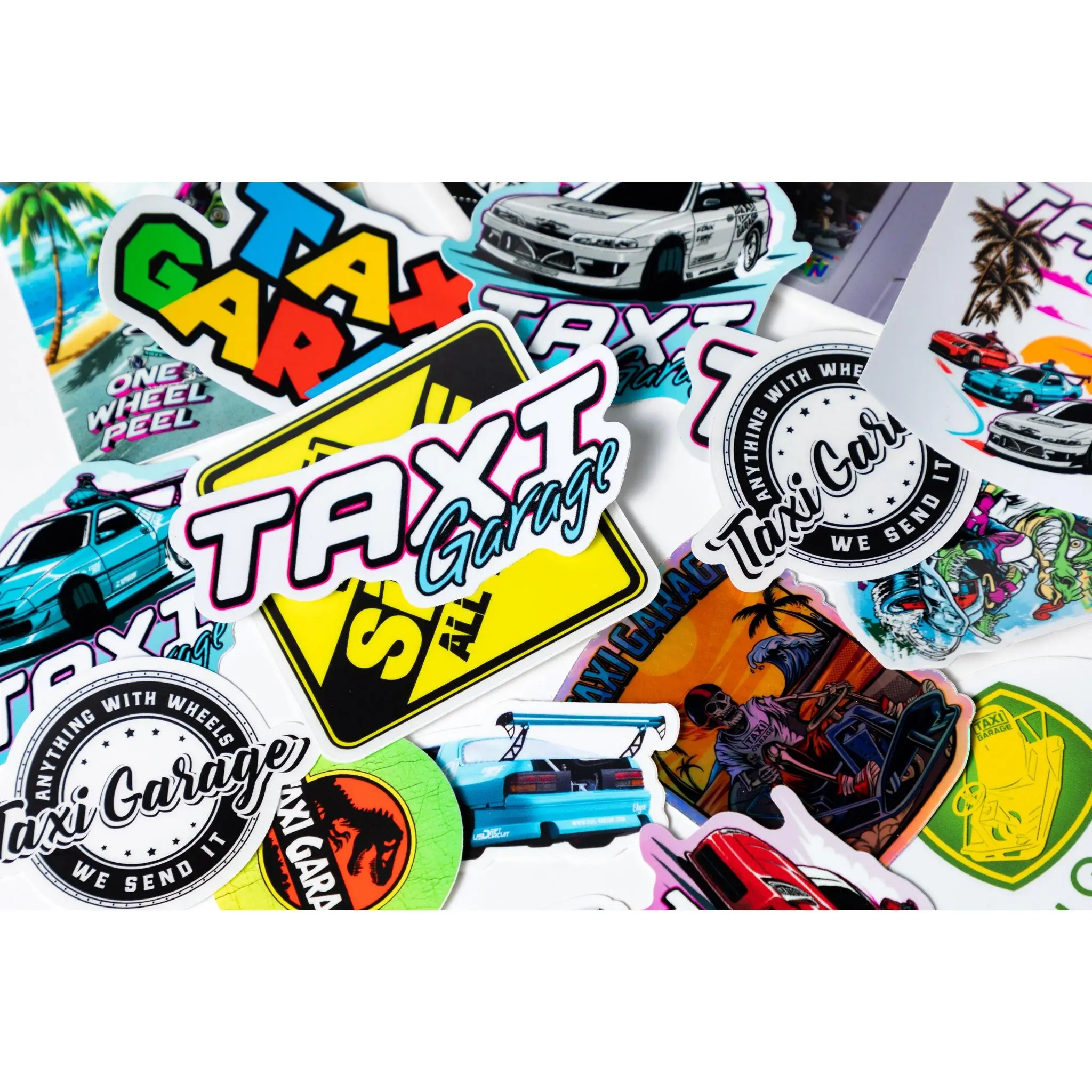 TAXI GARAGE mystery sticker pack