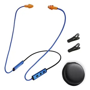 Professional Protection Smart Noise Cancelling Wireless Bluetooth Earphones Edition with Neck Hanging Design ENC Calls IPX5 Waterproof 24-Hour Battery Life Hearing Protection Sports Sweatproof Earbuds with Neckband - Electronic