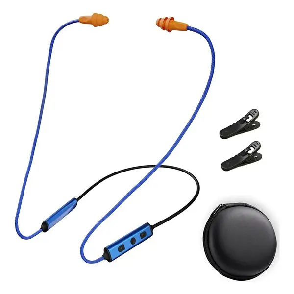 Professional Protection Smart Noise Cancelling Wireless Bluetooth Earphones Edition with Neck Hanging Design ENC Calls IPX5 Waterproof 24-Hour Battery Life Hearing Protection Sports Sweatproof Earbuds with Neckband - Electronic