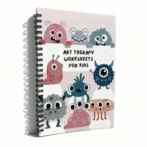 Art Therapy Practice Book, Emotion Social Emotional Learning, Dialectical Behavior Therapy, Educational Activity Workbook, Notebook Journal