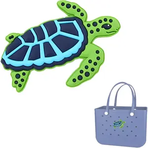 Charms for Bogg Bag Accessories, Bogg Bag Charms for Beach Tote Rubber Beach Bag Accessories,Insert Decorative Letter for Handbag Beach Tote Bag