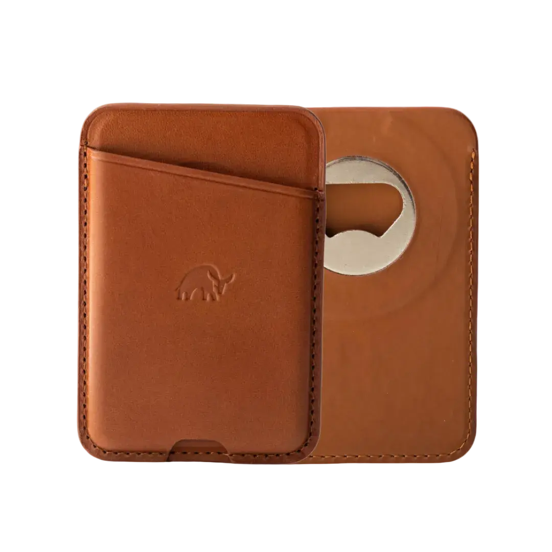 Magnetic Popper Wallet - SIENNA