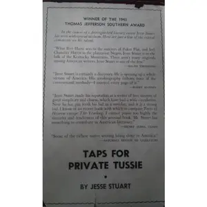 USED-Taps For Private Tussie by Jesse Stuart (Hardcover)