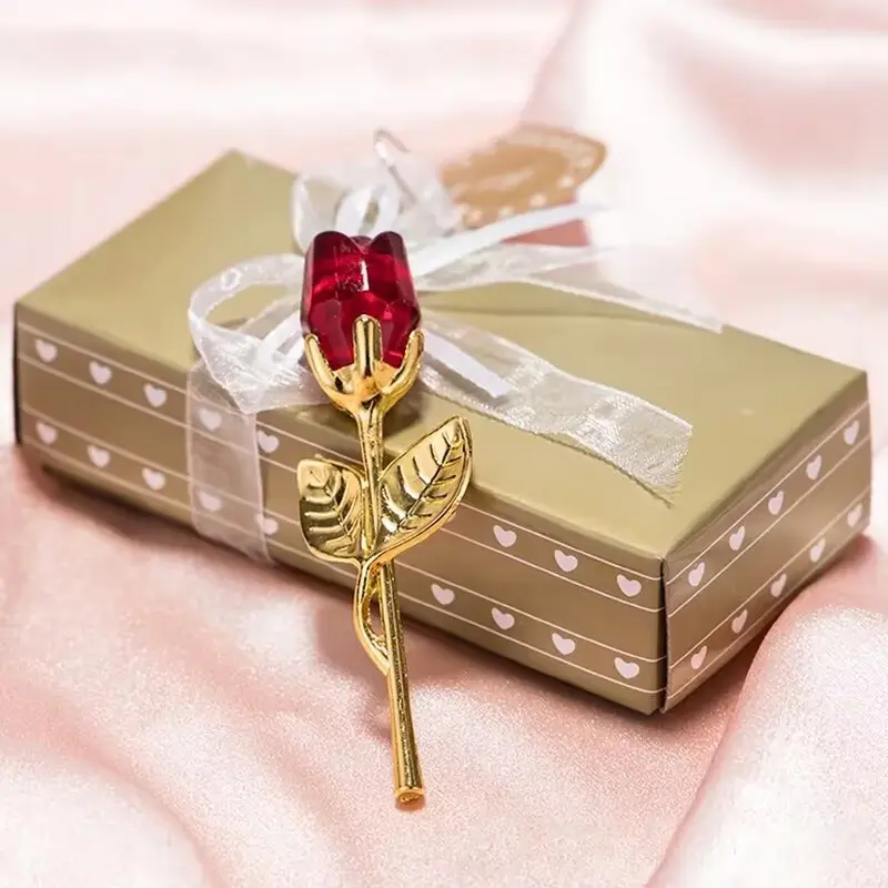 Virelyn S Eternal Love Metal Crystal Rose Timeless Gift for Valentine's Day, Mother's Day, Birthdays, and Anniversaries Water-Resistant & Durable Crystal Design Personalized Present Decoration Wedding