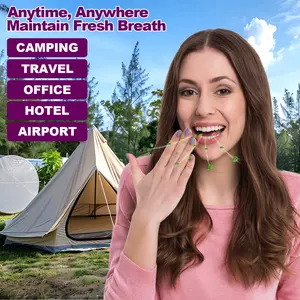 48 disposable convenient toothbrushes for travel Soft and fine hair that does not damage gums or enamel No Rinsing Needed, Individually Wrapped&TSA Friendly, Soft Fine Bristles Precise Cleaning forHard-to-Reach Spots, Teeth&Gums CareCleaner Dental