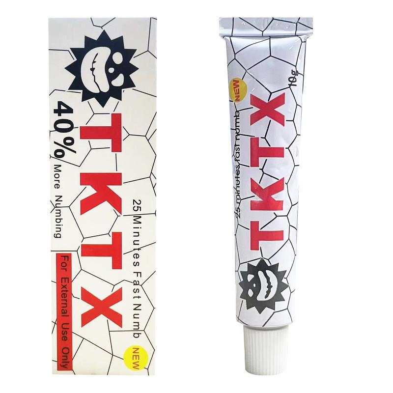TKTX Tattoo External Cream, Relief Cream for Tattoos, Waxing, Microneedling, Lecithin External Cream(10g) Cosmetic.