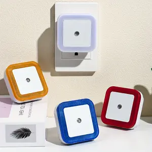 Smart Sensor LED Night Light Lamp - Dusk to Dawn, Plug-in Design, Soft White Light, Pack of 4, Ideal for Hallway, Stairs, Bathroom, Kitchen, Bedroom, Nursery, Kids Room