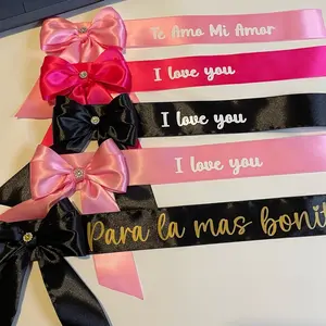 Personalized Ribbon Mesaage For Bouquet Decoration Personalized Ribbon Mesaage For Bouquet Decoration