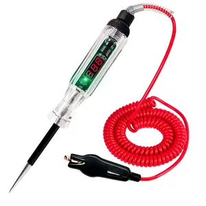 Automotive Test Light Digital LED Circuit Tester, DC 2.6V-32V Auto Electric Tester Light Tool with Voltmeter and Probe for Checking     Boat  and