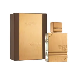 Al Haramain Amber Oud Gold Edition Eau De Parfum 2.0oz 60ml - Opulent Fragrance with Amber & Oud Notes in Gold-Adorned Bottle for Luxury & Sophistication