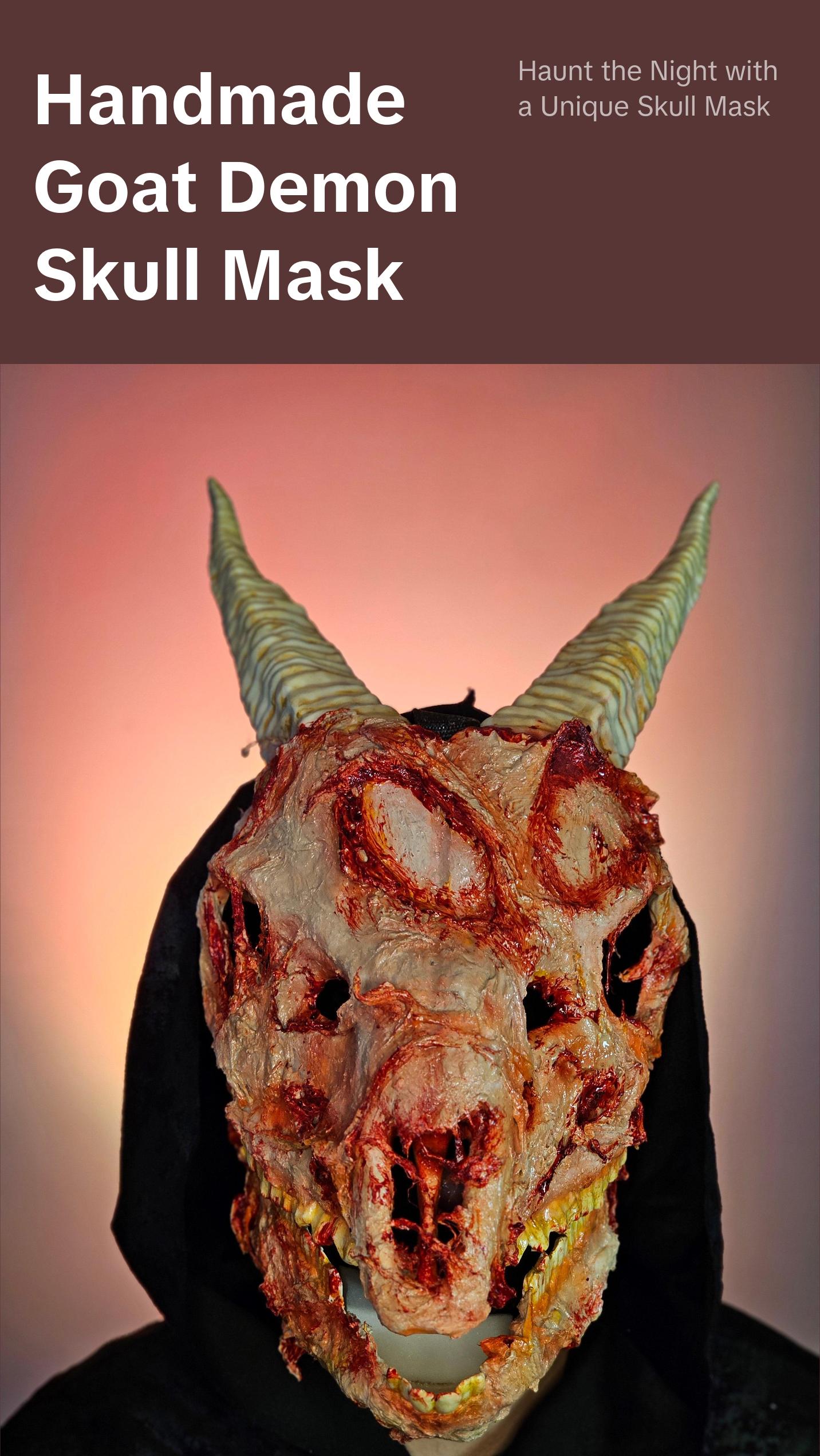 Goat Demon Skull Mask