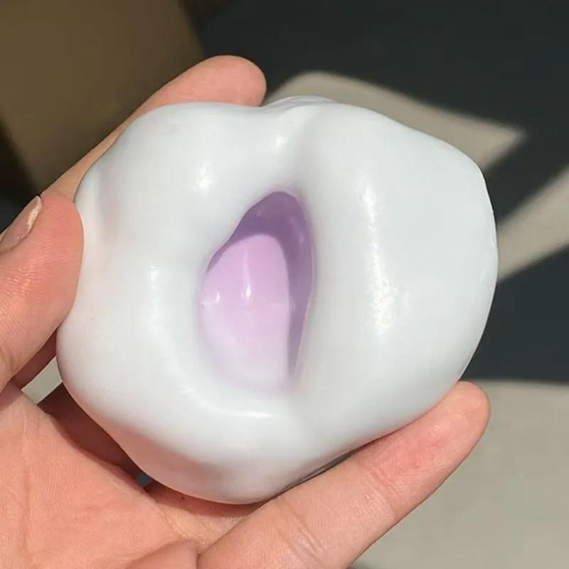 Shapeable Vacuum Squishies Sand Ball Grape Stress Ball Stress Relief Noisy Ball Desktop Squeezing Soothing Toy Birthday Gift #TTMN