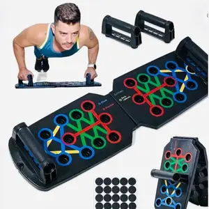 Foldable Handles Push-Up Board = Portable Fitness Equipment push-up board exercise equipment