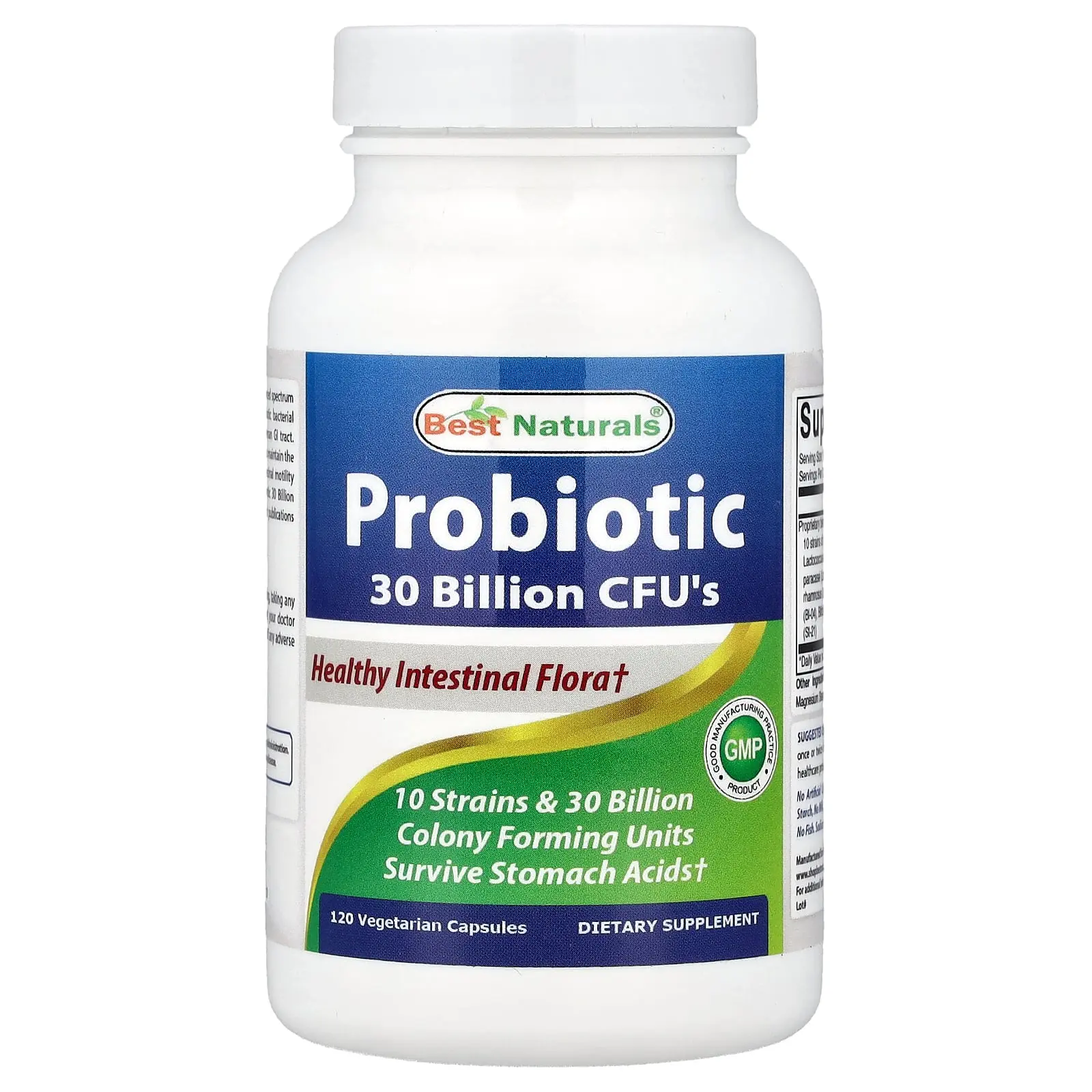 Best Naturals Probiotic, 120 Vegetarian Capsules
